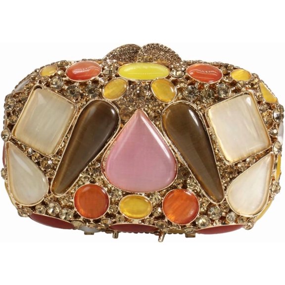 StyleSack Rhinestone Clutch Purse for Women - Crystal Evening Bag, Diamond Sparkly Handbag for Prom Cocktail Party