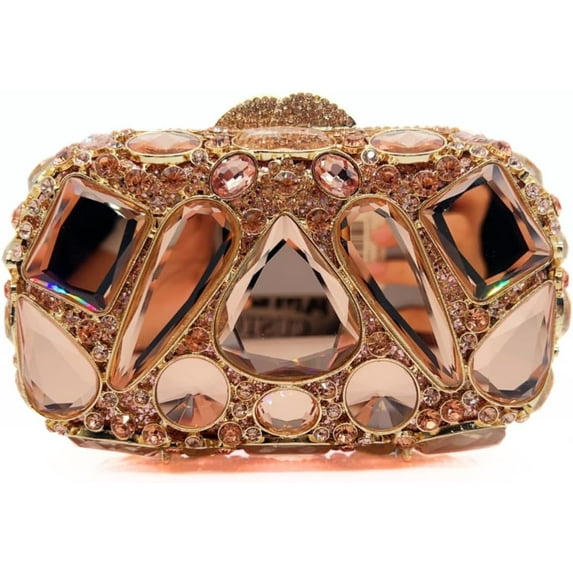 StyleSack Rhinestone Clutch Purse for Women - Crystal Evening Bag, Diamond Sparkly Handbag for Prom Cocktail Party