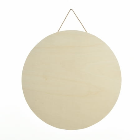 Stylecraft 17.9" Round Unfinished Wood Plaque (1 Each)