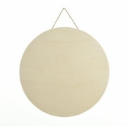 Stylecraft 17.9 Round Unfinished Wood Plaque 1 Each