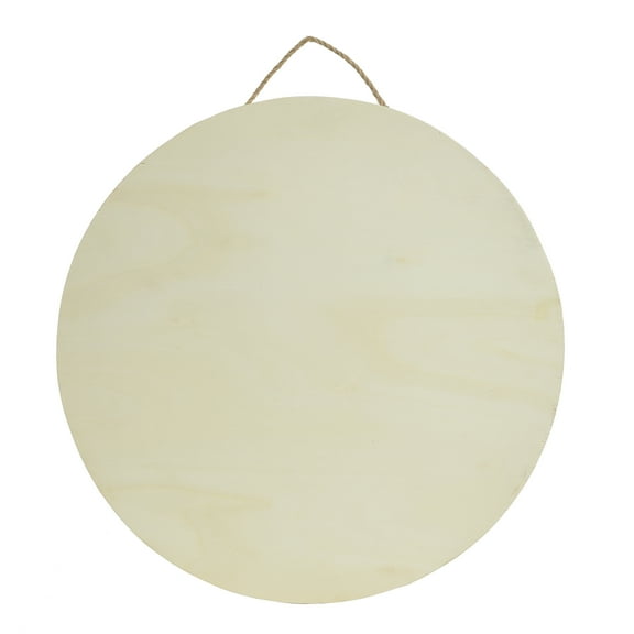 Stylecraft Unfinished Round Natural Wood Plaque 15.75" 0.61 lbs. (1 Piece)