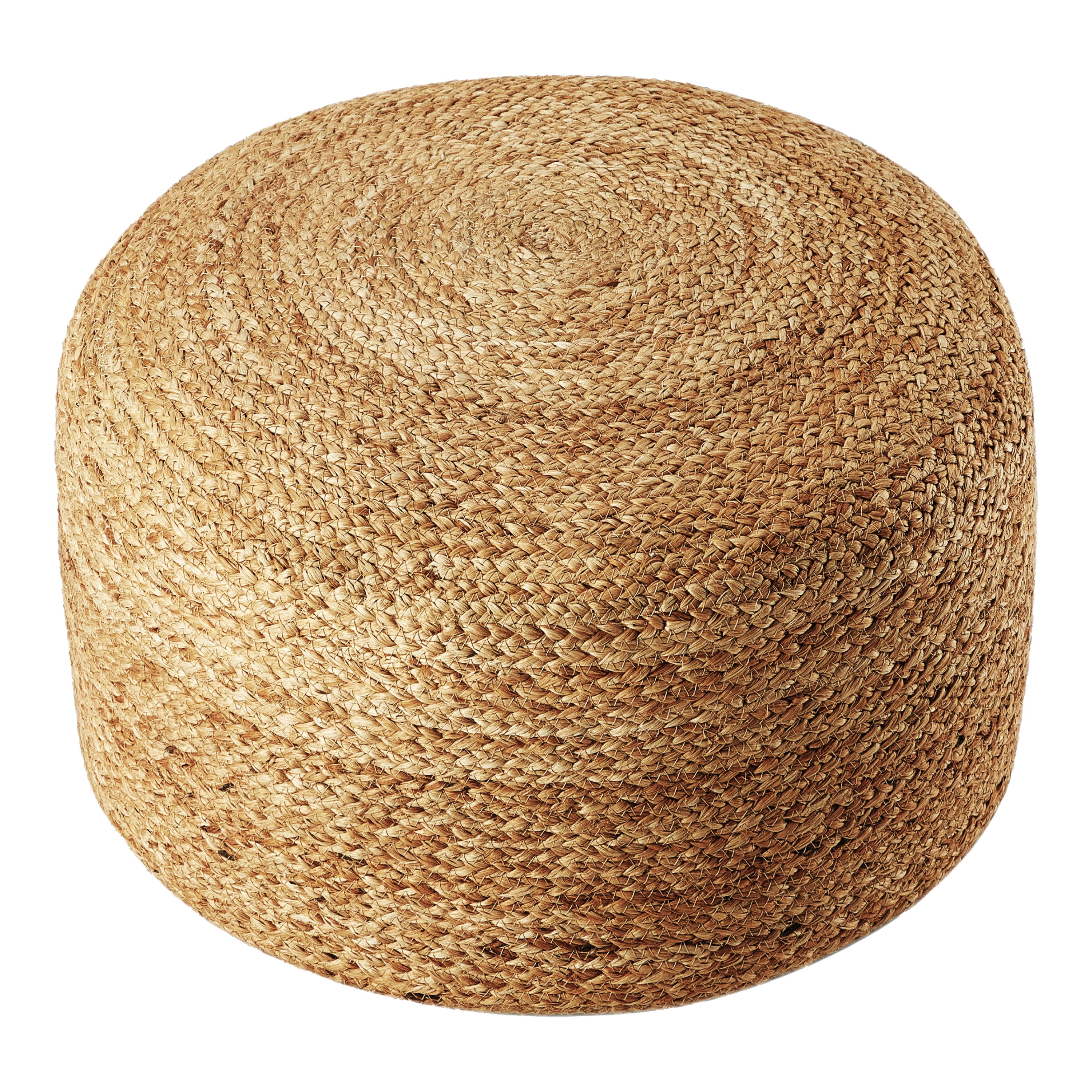 Jute floor pouf discount