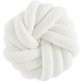 thumbnail image 1 of Home Decor Collection Stylehouse 14" x 14" White Mila Knot Decorative Pillow, 1 of 6