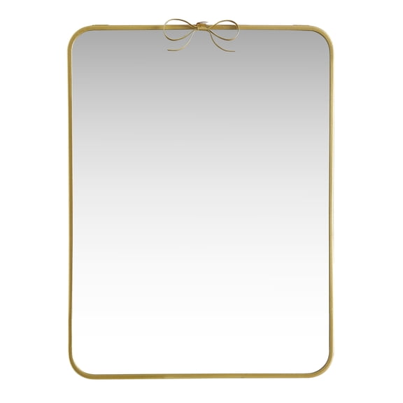 Stylehouse 9.84" x 13.8" Wall Mirror with Decorative Bow Frame