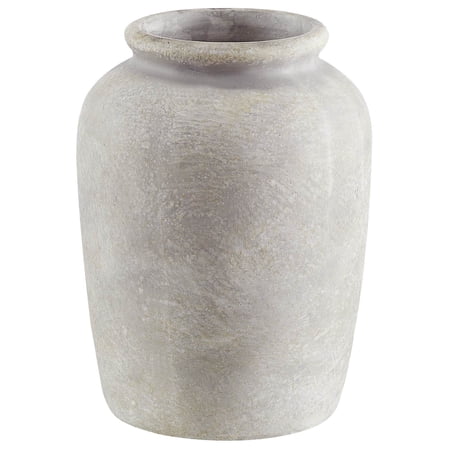 Home Decor Collection Antique-Style Ceramic Vase, 5.9" L x 5.6" W x 7.8" H