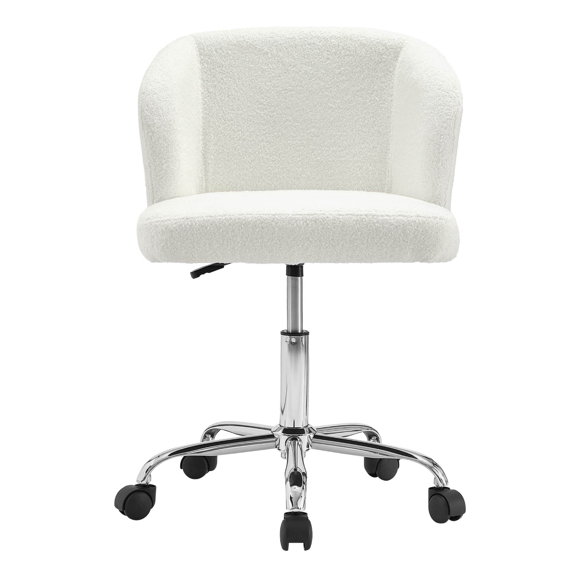 Stylehouse Boucle Wingback Swivel Desk Chair