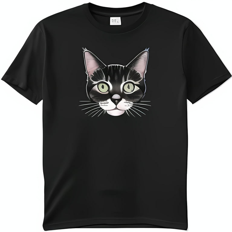 Face cat shirt online