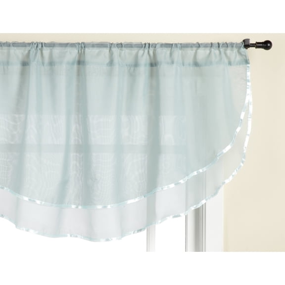 Stylemaster Elegance Sheer Voile, 60" X 24" | Ascot Valance, Spa