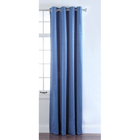 Stylemaster Home Products Renaissance Home Fashion Portland Foam Back Grommet Panel, 55" x 63", Navy