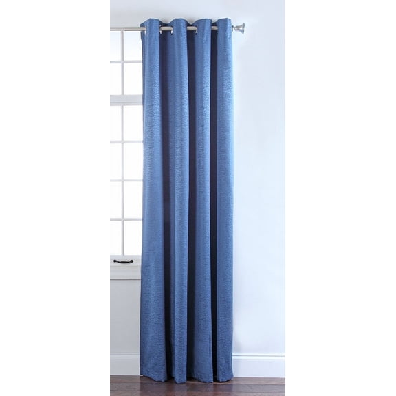 Stylemaster Home Products Renaissance Home Fashion Portland Foam Back Grommet Panel, 55" x 63", Navy