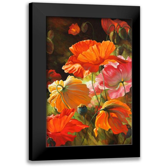 Styles, Emma 11x14 Black Modern Framed Museum Art Print Titled - Springtime Blossoms