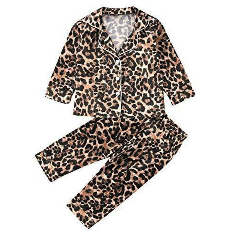 Leopard Love Long-sleeve Pajamas