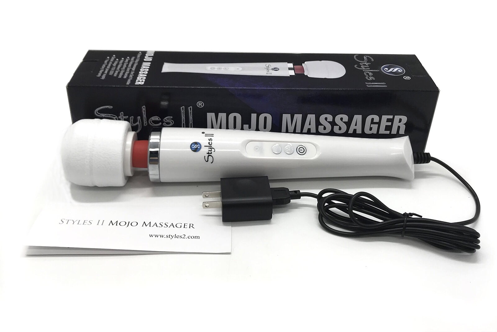 Styles II Hand-Held Full Body Massager - Great At-Home for Neck Pain, Back, Shoulder, Waist, Feet - Suitable for All