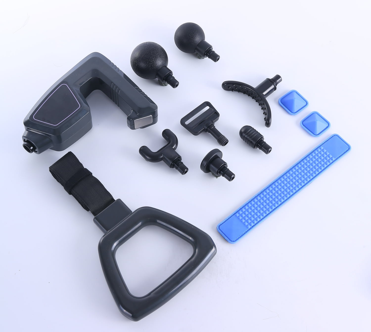 Styles II Total Body Massage Gun with Vibrating Belt + Heat Function to Relieve Tension, Sore Muscle Stiffness for Gym, Office, Home, Post-Workout Recovery.