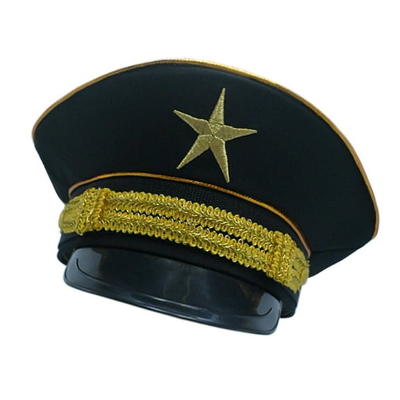 Styles Patrol Hat Moisture Wicking Lining Lightweight Polyester Polices Officer Hat Prom Event Cosplay Essential