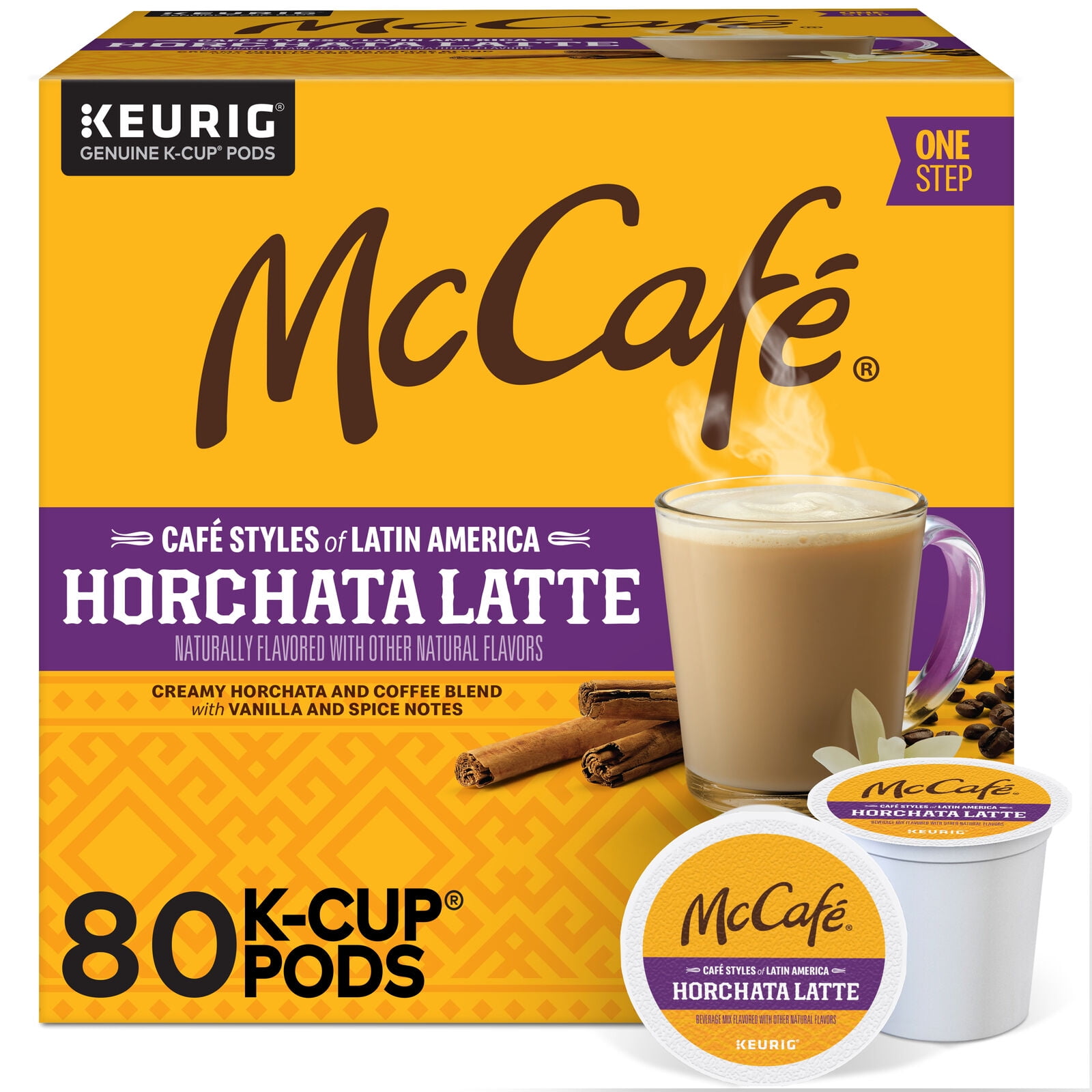 Styles of Latin America Horchata Latte, Coffee K-Cups, 80 Count