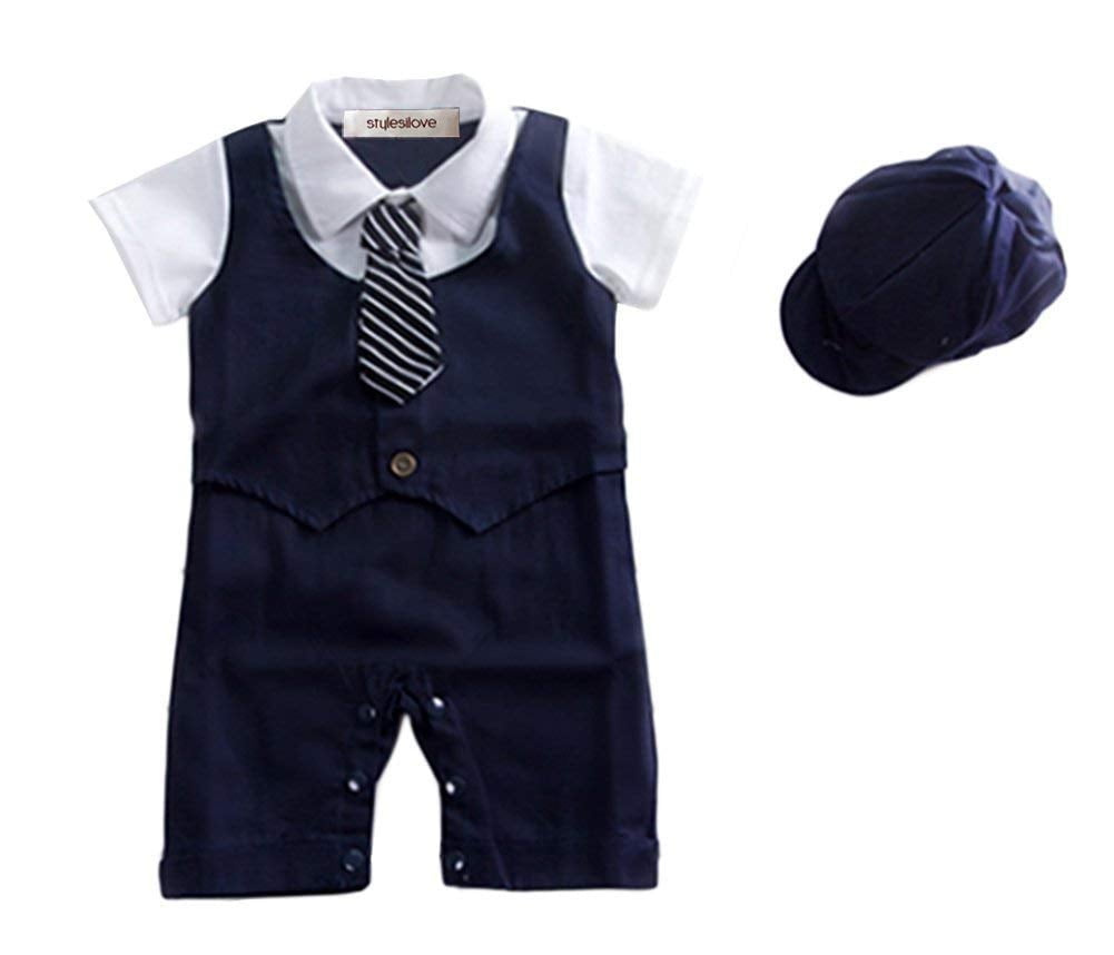 Baby boy special occasion cheap romper