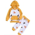 thumbnail image 1 of StylesILove Baby Boy and Girl Fox Print Pullover Hoodie and Pants 2pcs Cotton Outfit Unisex (120/2-3 Years), 1 of 4