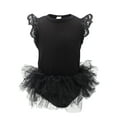 thumbnail image 1 of StylesILove Baby Girl Princess Ballet Romper with Tutu Skirt (70/0-6 Months, Black), 1 of 2