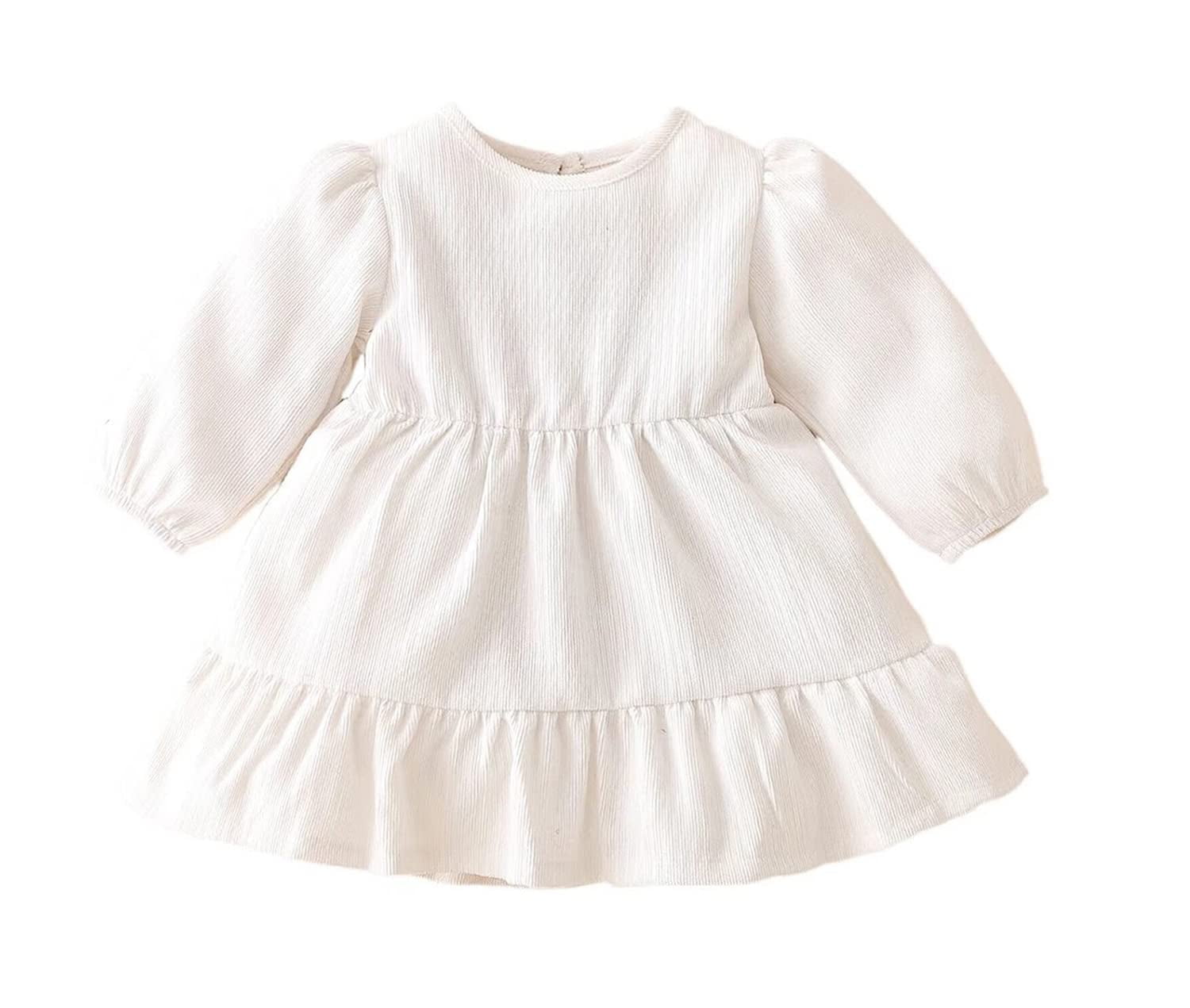 White corduroy outlet dress