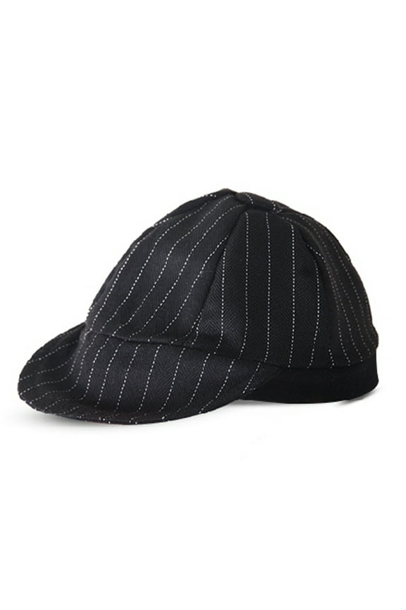 Handsome Classic Hat for Baby Infant Boy 3-12 Months (Gatsby Hat- Black)