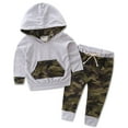 thumbnail image 1 of StylesILove Infant Baby Boy Camouflage Hoodie Top and Pants Outfit (70/ 3-6 Months), 1 of 3