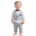 thumbnail image 1 of StylesILove Little Boy 4-piece Chic Tuxedo Outfit (18-24 Months), 1 of 5