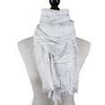 thumbnail image 1 of StylesILove Multicolored Lightweight Striped Scarf - 4 Color (White), 1 of 3
