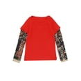 thumbnail image 1 of StylesILove Super Cool Unisex Kid Cotton T-shirt withk Mesh Tattoo Sleeve (80/1T, Red), 1 of 2