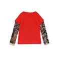 thumbnail image 1 of StylesILove Super Cool Unisex Kid Cotton T-shirt withk Mesh Tattoo Sleeve (90/2T, Red), 1 of 2
