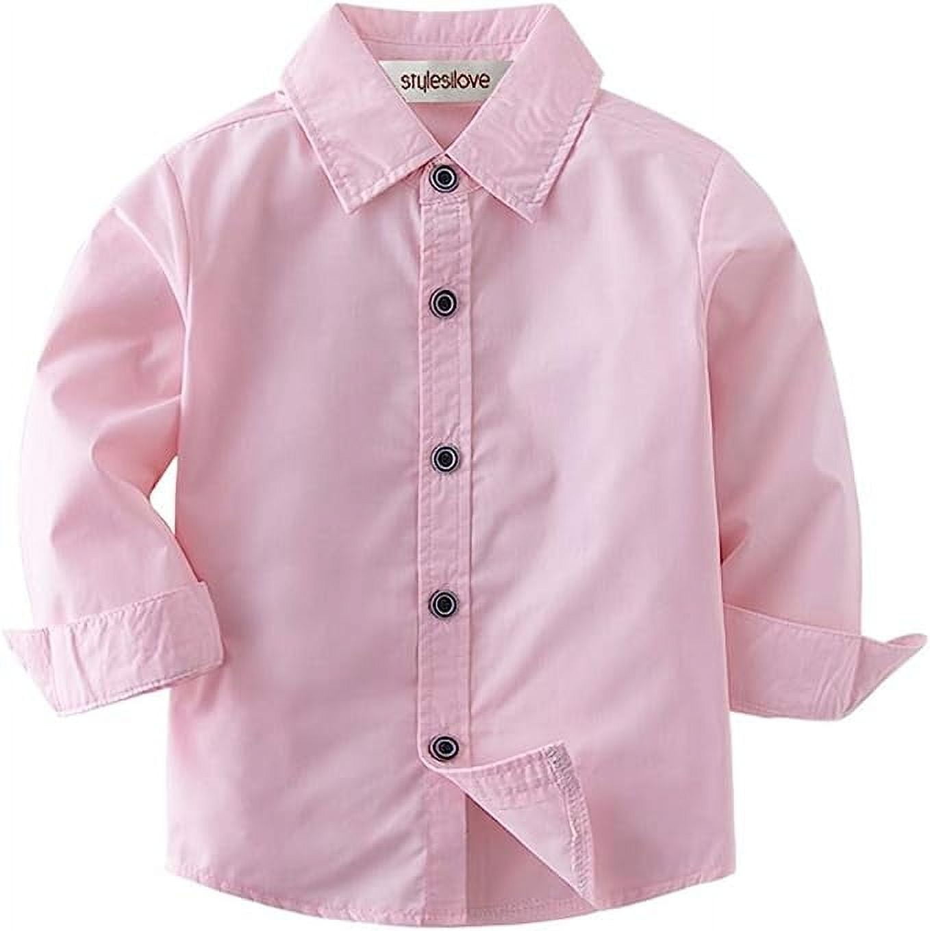 Dress Shirt For Baby Boy Blue Color Cotton Thick Stuff main image 0