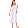 thumbnail image 1 of StylesILove Women Embroidered Cotton Nightgown Night Dress Sleepwear (Embroidered Eyelet, 10/Large), 1 of 7