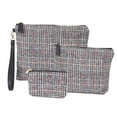 thumbnail image 1 of StylesILove Womens Stylish Assorted Size Makeup Clutch Pouch Cosmetic Bag Coin Purse Card Holder Multi-use Case 3 Pieces Set, 1 of 12