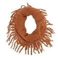 thumbnail image 1 of StylesILove Womens Winter Warm Solid Mini Tube Infinity Scarf With Fringe, 1 of 22