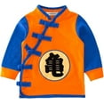 thumbnail image 1 of StylesILove Young Kids Baby Boys Traditional Chinese Inspired Long Sleeved Top Sweatshirt (80/12-18m, Goku Orange), 1 of 4