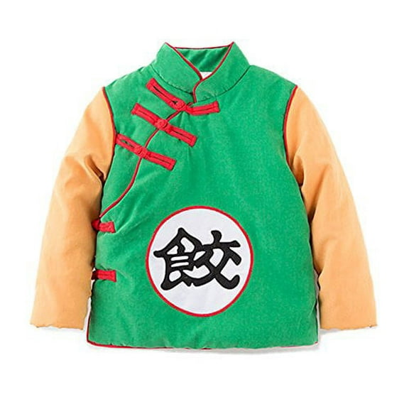StylesILove Young Kids Baby Boys Traditional Chinese Inspired Warm Fleece Jacket Coat (130/6-7 Years, Dumpling Multi)
