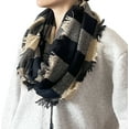thumbnail image 1 of StylesiLove Plaid Lovers Collection Womens Infinity Scarf Regular Scarf, 1 of 6