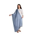 thumbnail image 1 of Stylesindia Cotton Solid Colors Women Dupatta scarves Shawl (Gray), 1 of 5