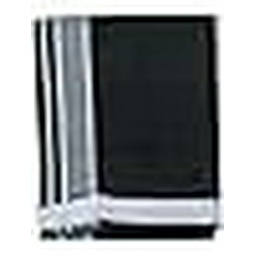 Stylesindia Men's Cotton Color Dhoti with Fancy Border - Kerala-style Veshti Mundu Kaili Lungi 2.0 Mtrs (Black-White Border)