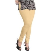 Stylesindia Women Leggings Breathable Women Wear Versatile Tights for Women Elastic Waistband Comfort Lady Leggings (Cotton, Kaki)