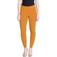 thumbnail image 1 of Stylesindia Women Leggings Breathable Women Wear Versatile Tights for Women Elastic Waistband Comfort Lady Leggings (Cotton, Musturd), 1 of 4