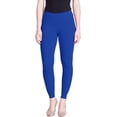thumbnail image 1 of Stylesindia Women Leggings Breathable Women Wear Versatile Tights for Women Elastic Waistband Comfort Lady Leggings (Cotton, Royal Blue), 1 of 4