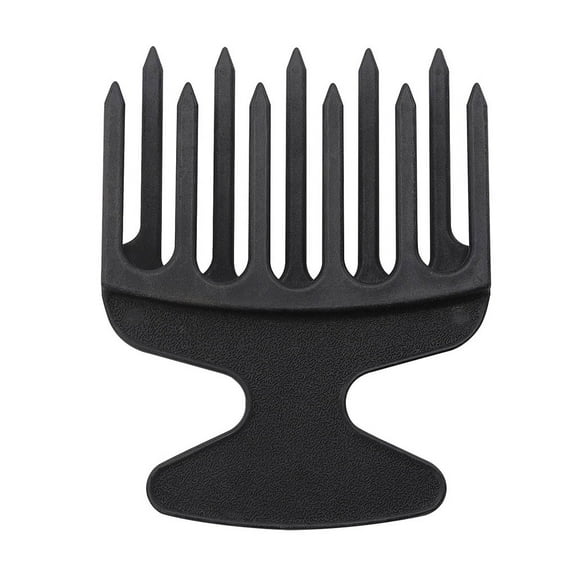 Styling Afro Comb With Wide Teeth Professional Hairdressing Anti Statics For Smooth Grooming Curved Handle