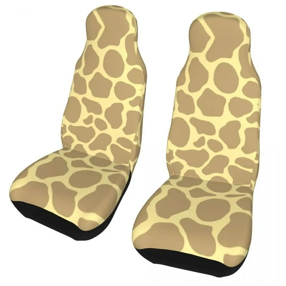 Styling Car Polyester Covers Seat Car Fur Animal Women Accessories Interior Protector Cover Seat Car Universal Skin Giraffe