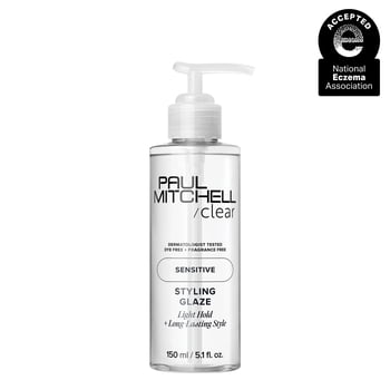 Paul Mitchell Clear Styling Glaze, Fragrance Free, Dermatologist-Tested For Sensitive Scalp + Skin, 5.1 fl. oz.