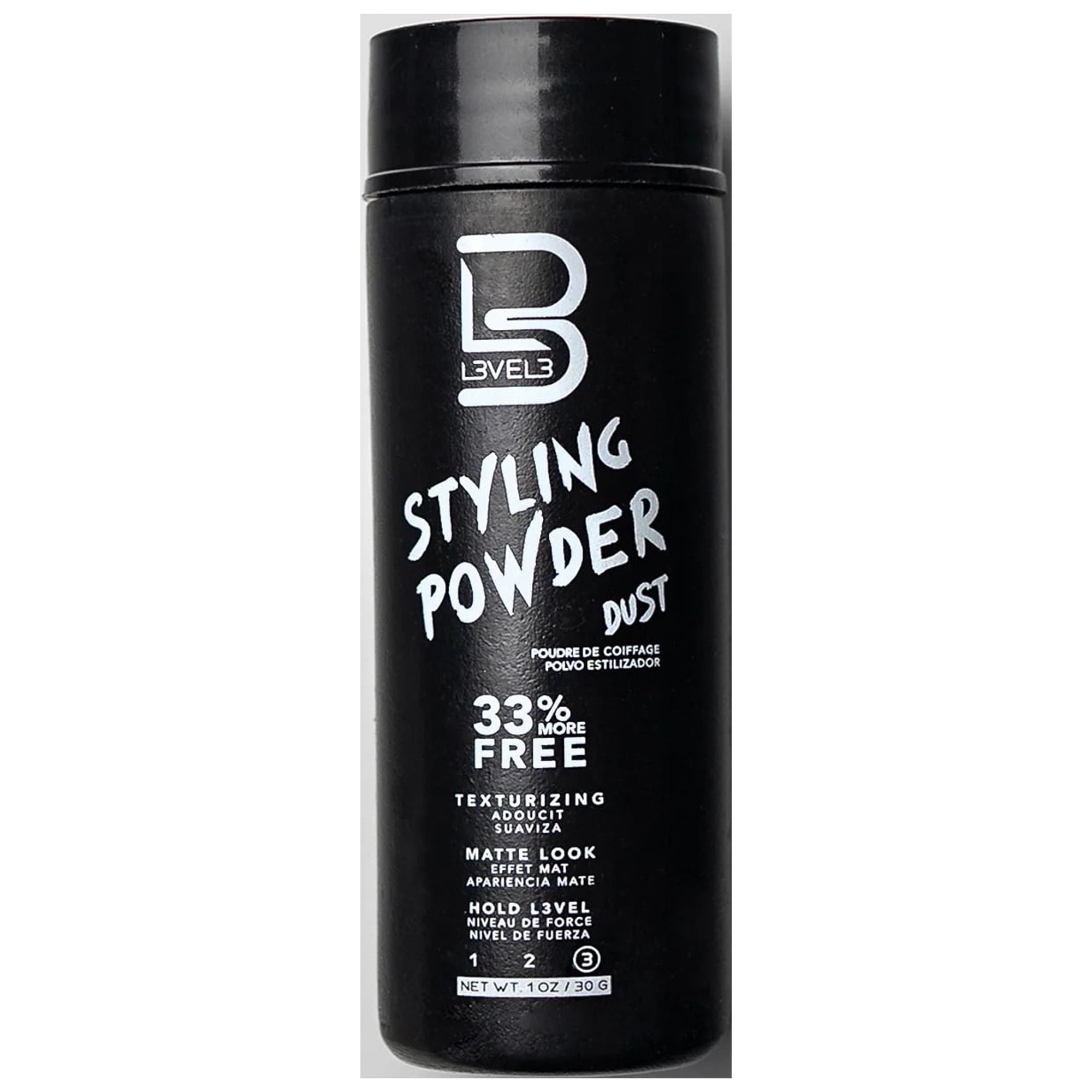 L3 Level 3 Styling Powder - Natural Look Mens Powder - Easy to