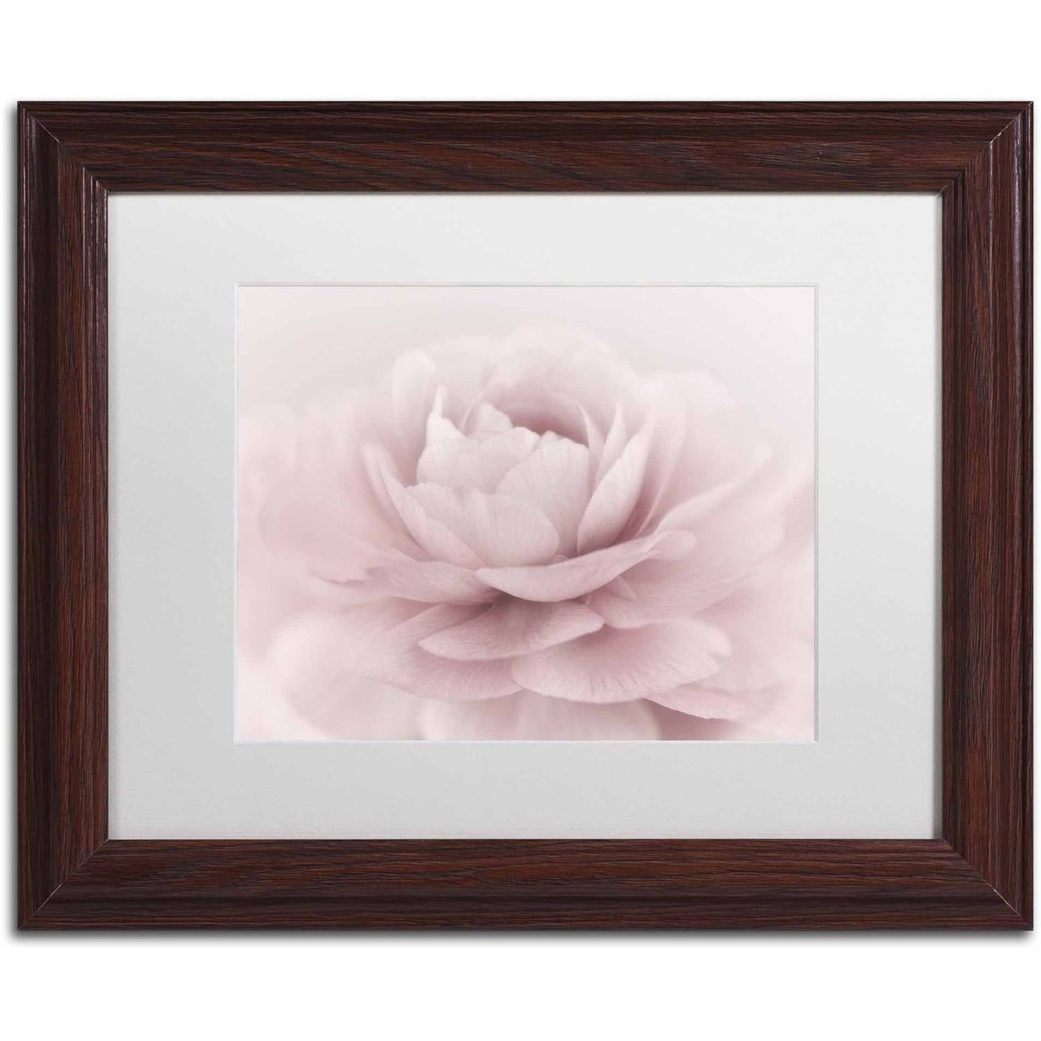 Stylisch Rose Pink' Canvas Art by Cora Niele, White Matte, Wood Frame