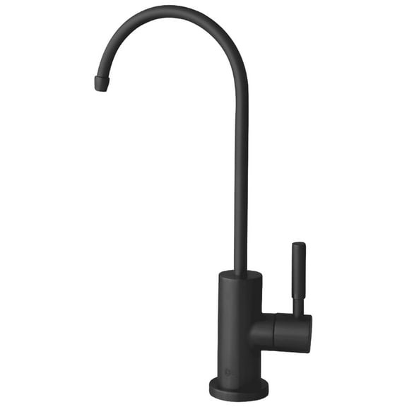 Stylish Lodi One-Handle Matte Black Water Tap Faucet 11¼" K-142N