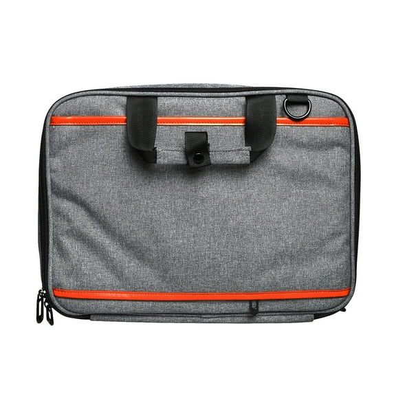 Stylish 15-16 Inches Laptop Messenger Bag - Versatile Briefcase and Shoulder Bag for Large Laptops - Durable Crossbody Bag for Men and Women - Sleek Grey Design for Work, School, and Travel