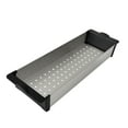 thumbnail image 1 of Stylish 16⅞"L x 5½"W Over the Sink Stainless Steel 18 Gauge Workstation Colander A-06, 1 of 8